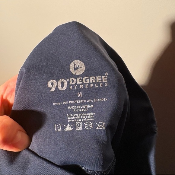 90 Degree By Reflex Teal Leggings - Picture 6 of 6